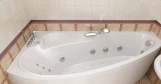 Установка угловой ванны в октябрьском - профессиональный монтаж от СантехДомКтб от 3155 рублей