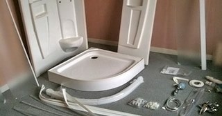Установка душевой кабины Октябрьский, цена от 3039 руб.